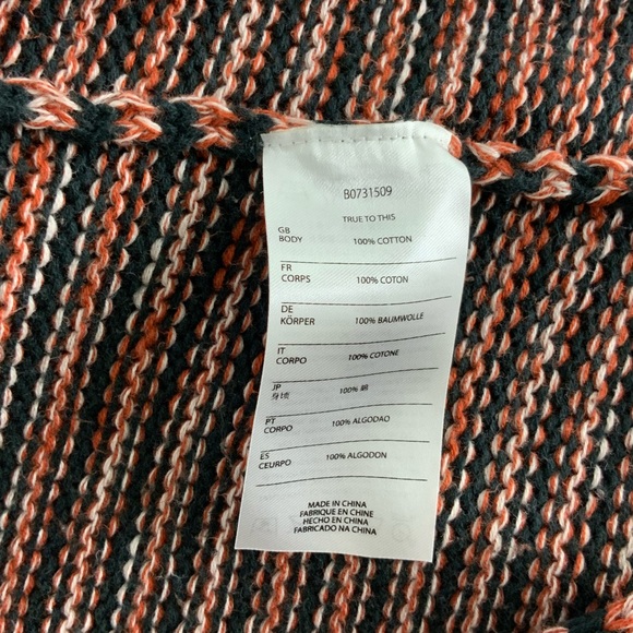 VOLCOM Long Sleeve Sweater Medium Open Front Cardigan Duster Sweater D16 - Picture 8 of 8